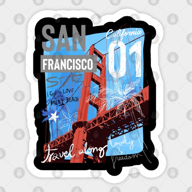 San Francisco Sticker by TambuStore